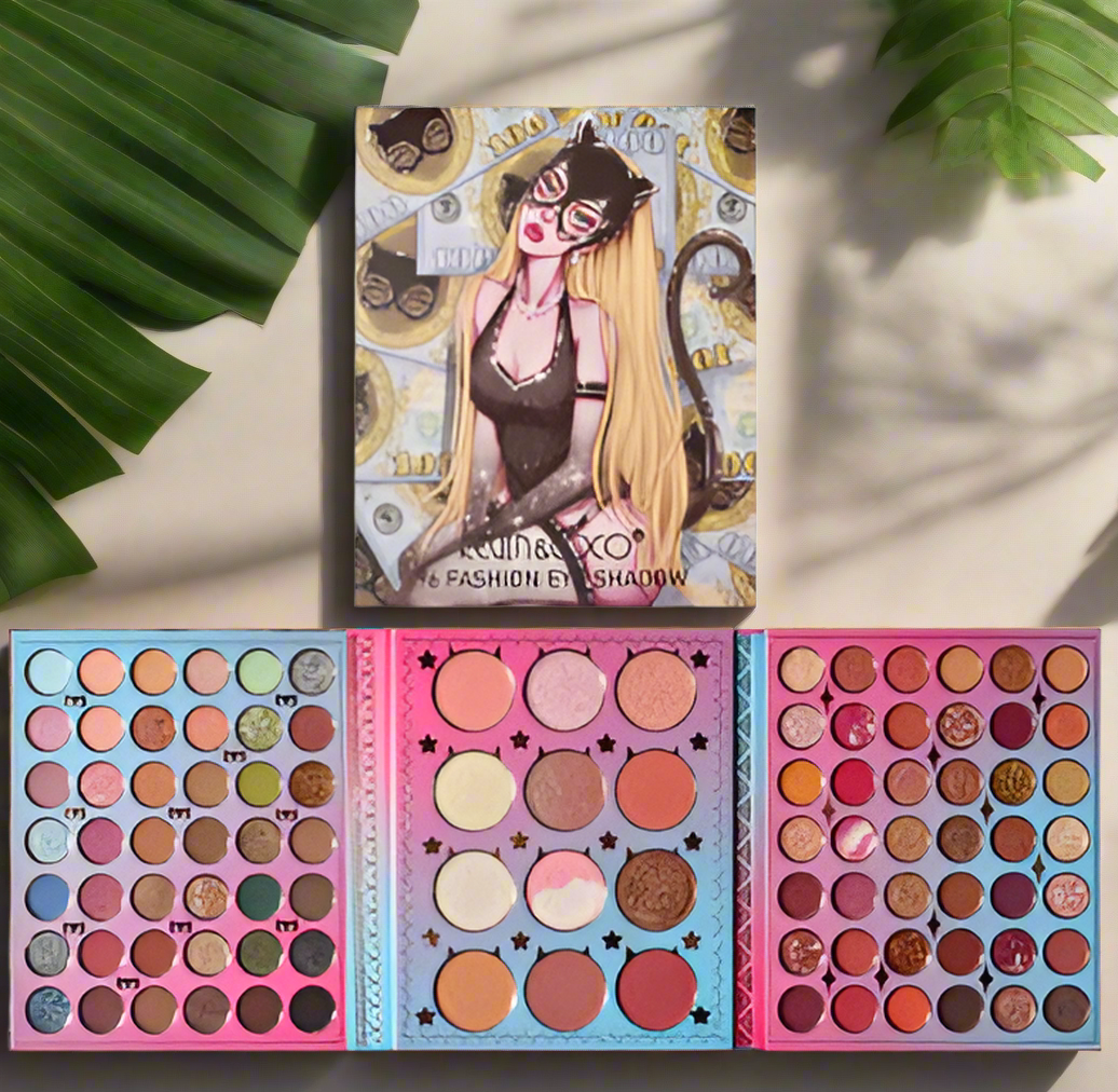 KEVIN & COCO CAT GIRL 96 COLOR FASHION EYESHADOW BOOK