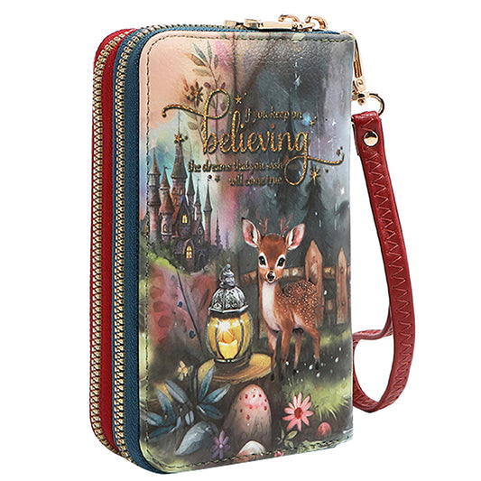 NIKKY MEDIUM DOUBLE ZIPPER WALLET BY NICOLE LEE