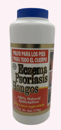 Polvo para Eczema, Psoriasis, Hongos Skin Care Powder