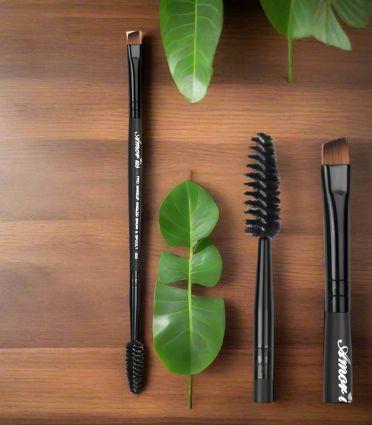 Amor US Professional Deluxe Duo Brow & Liner Brush