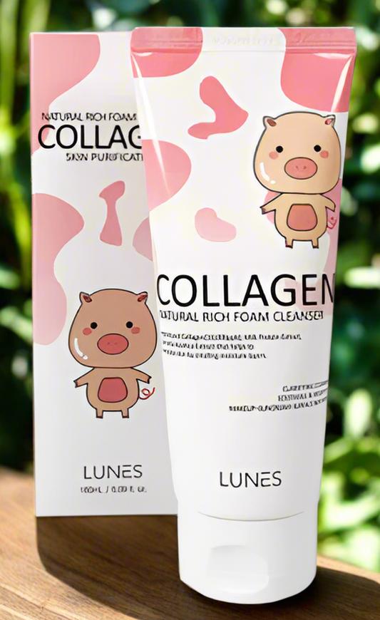Collagen natural Rich foam cleanser skin purification