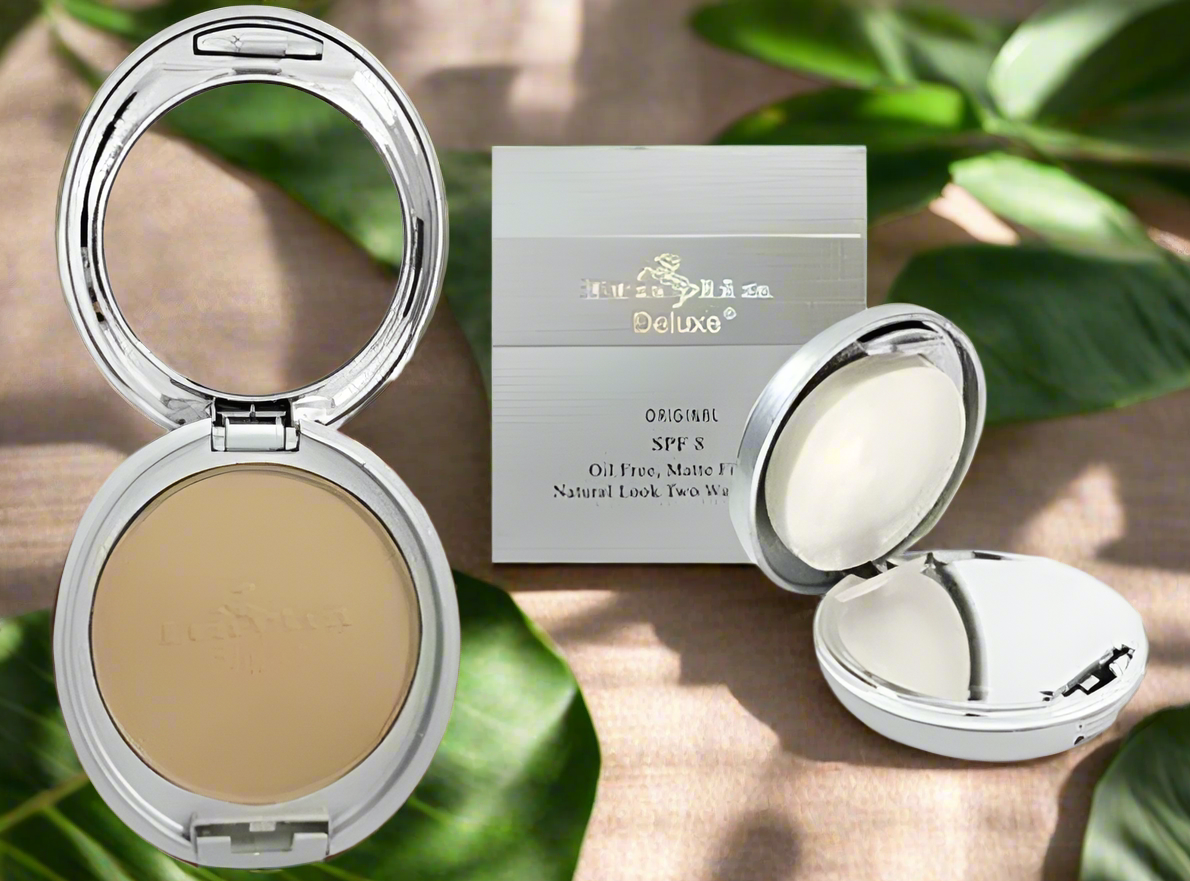 ITALIA DELUXE ORIGINAL TWOWAY COMPACT MIRROR foundation POWDER