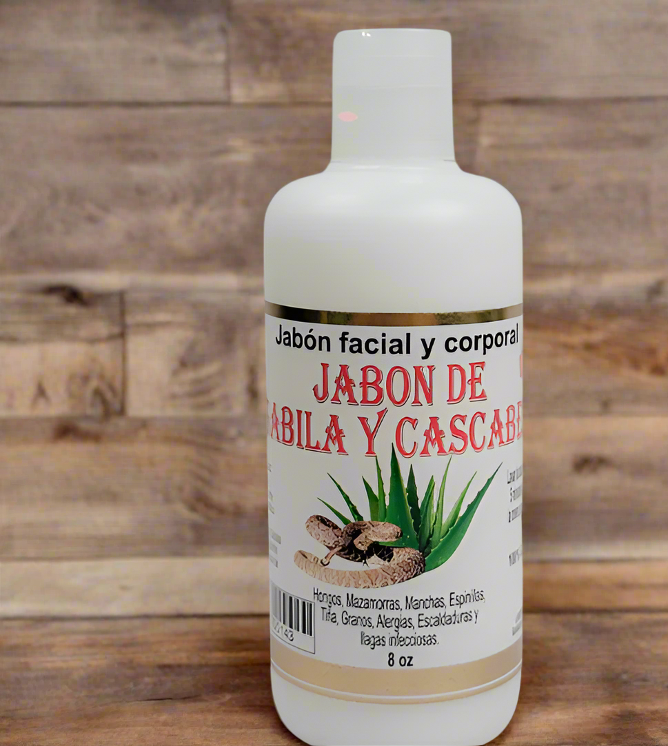 Jabón Facial y Corporal De Sábila Y Cascabel/Aloe Vera & Rattlesnake Face & Body Soap