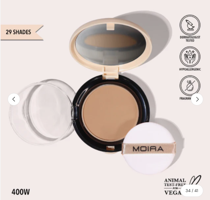 Moira Complete Wear Powder Foundation #400