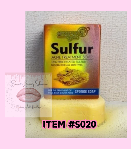 SIMPLY BELLA SULFUR ACNE TREATMENT SPONGE SOAP #s020