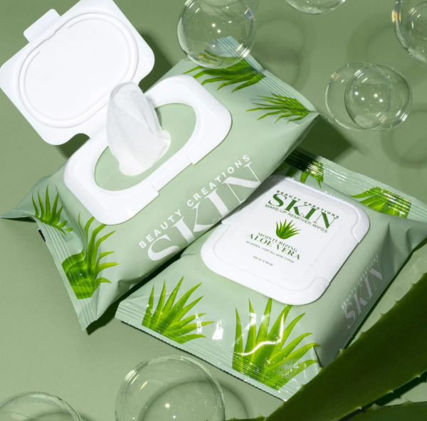 BEAUTY CREATIONS ALOE VERA HYDRATING MAKEUP REMOVER WIPES