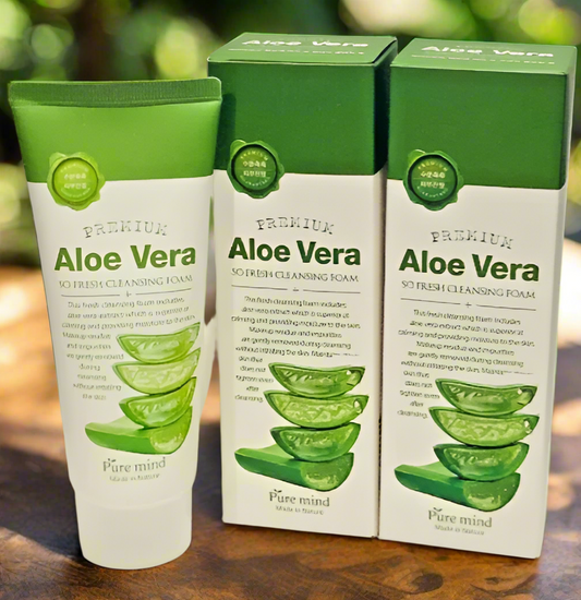 Premium Aloe Vera So Fresh Cleansing Foam - 100 ml...
