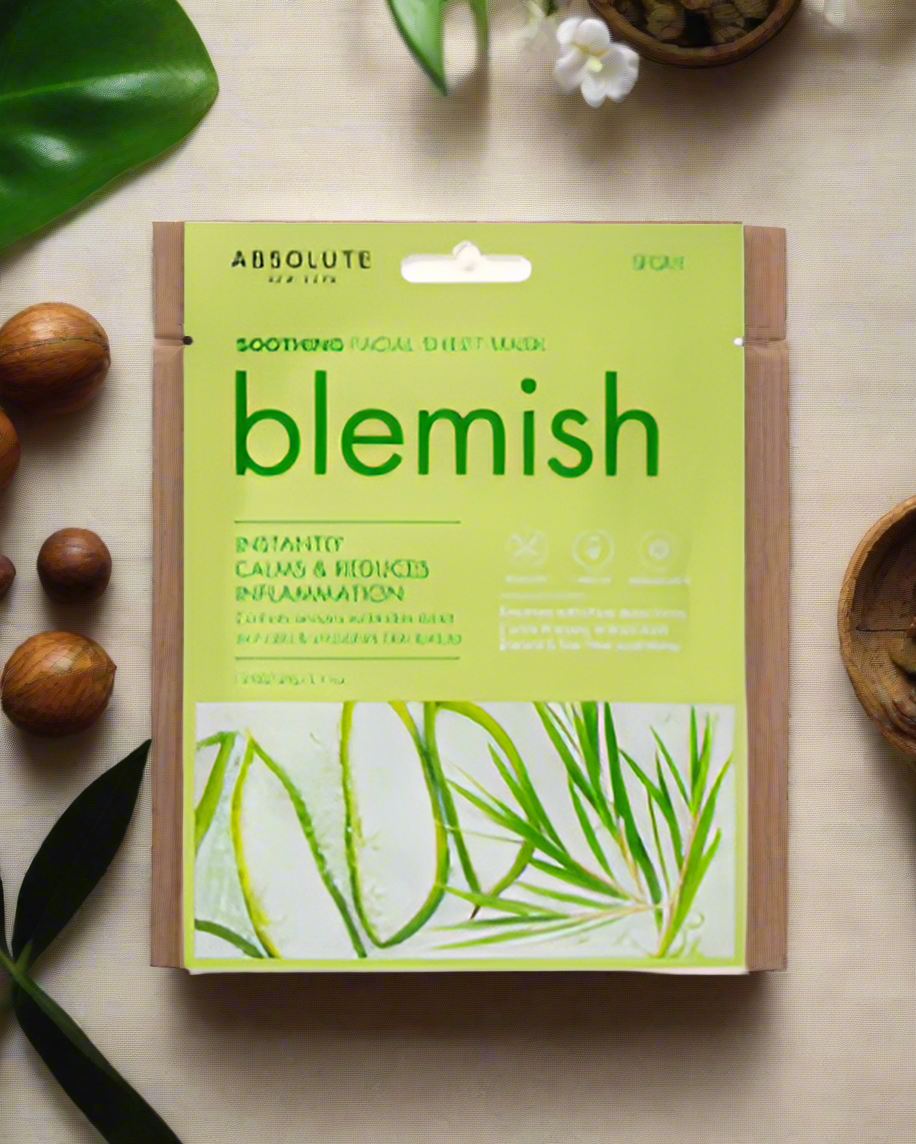 ALOE VERA -FACIAL SHEET MASK-BLEMISH SOOTHING