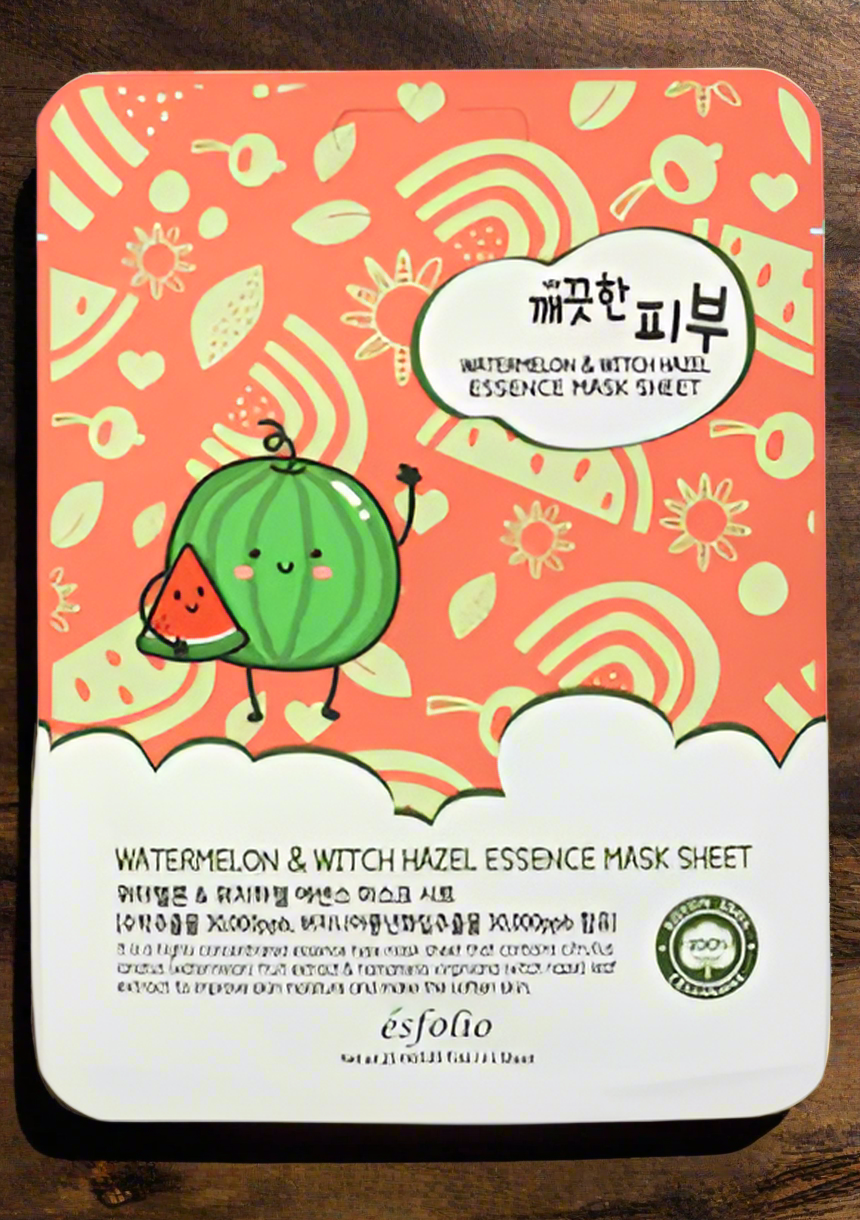 ESFOLIO WATERMELON ESSENCE MASK SHEET