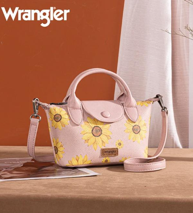Clearance Wrangler Sunflower Print Mini Crossbody Bag