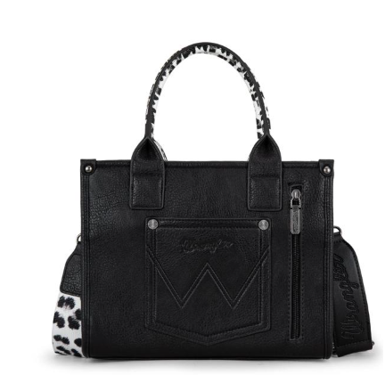 Wrangler Leopard Print Concealed Carry Tote/Crossbody