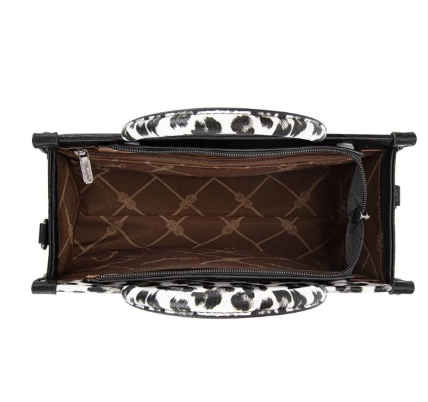 Wrangler Leopard Print Concealed Carry Tote/Crossbody