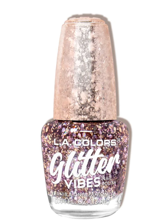 L.A. Colors glitter vibes “ PURE BLUSH” nail polish