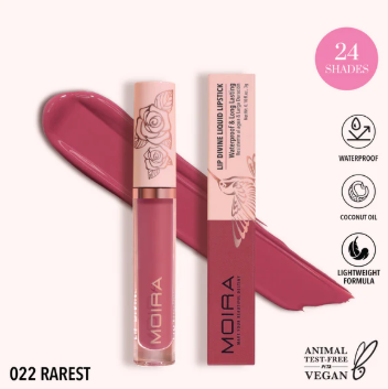 MOIRA Lip Divine Liquid Lipstick (022, Rarest)