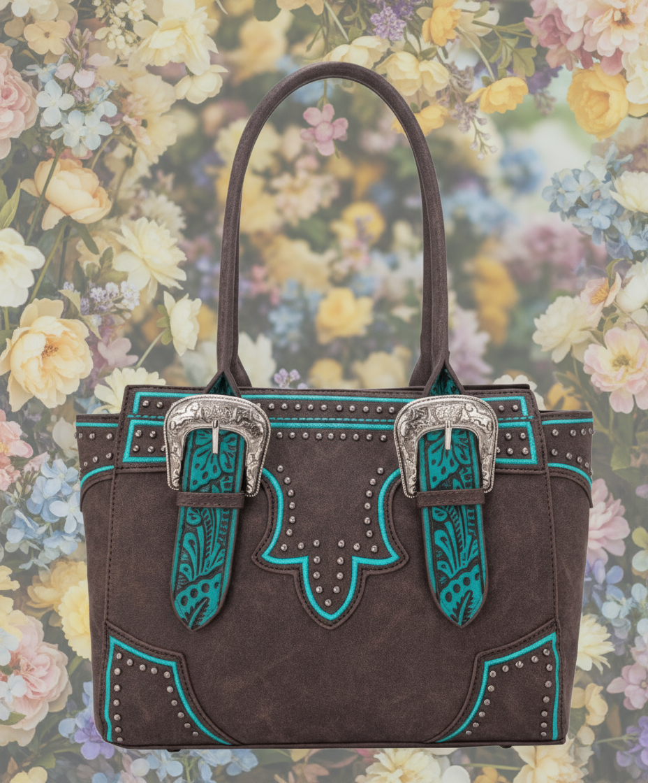 Montana West Buckle Collection Concealed Carry Tote