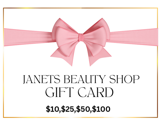 JANETS BEAUTY SHOP GIFT CARD!!!