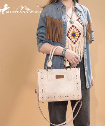Montana West Embroidered Concealed Carry Collection Tote