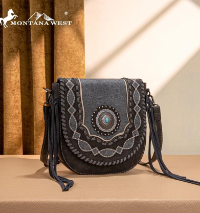 Montana West Concho Collection Crossbody