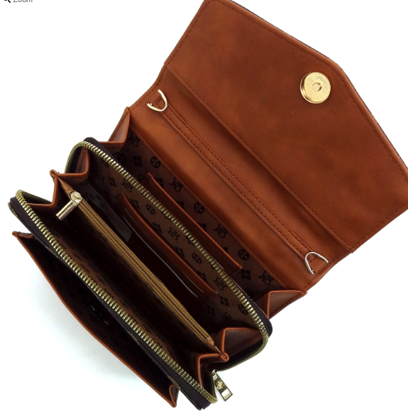 CM Monogram Envelope Flap Crossbody Bag