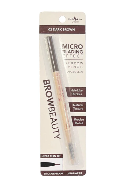 Italia Deluxe Microblading Effect Eyebrow Pencil - 02 Dark Brown