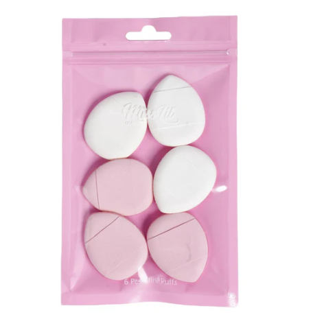 Miss Lil Blending Finger Puff - Pink & White