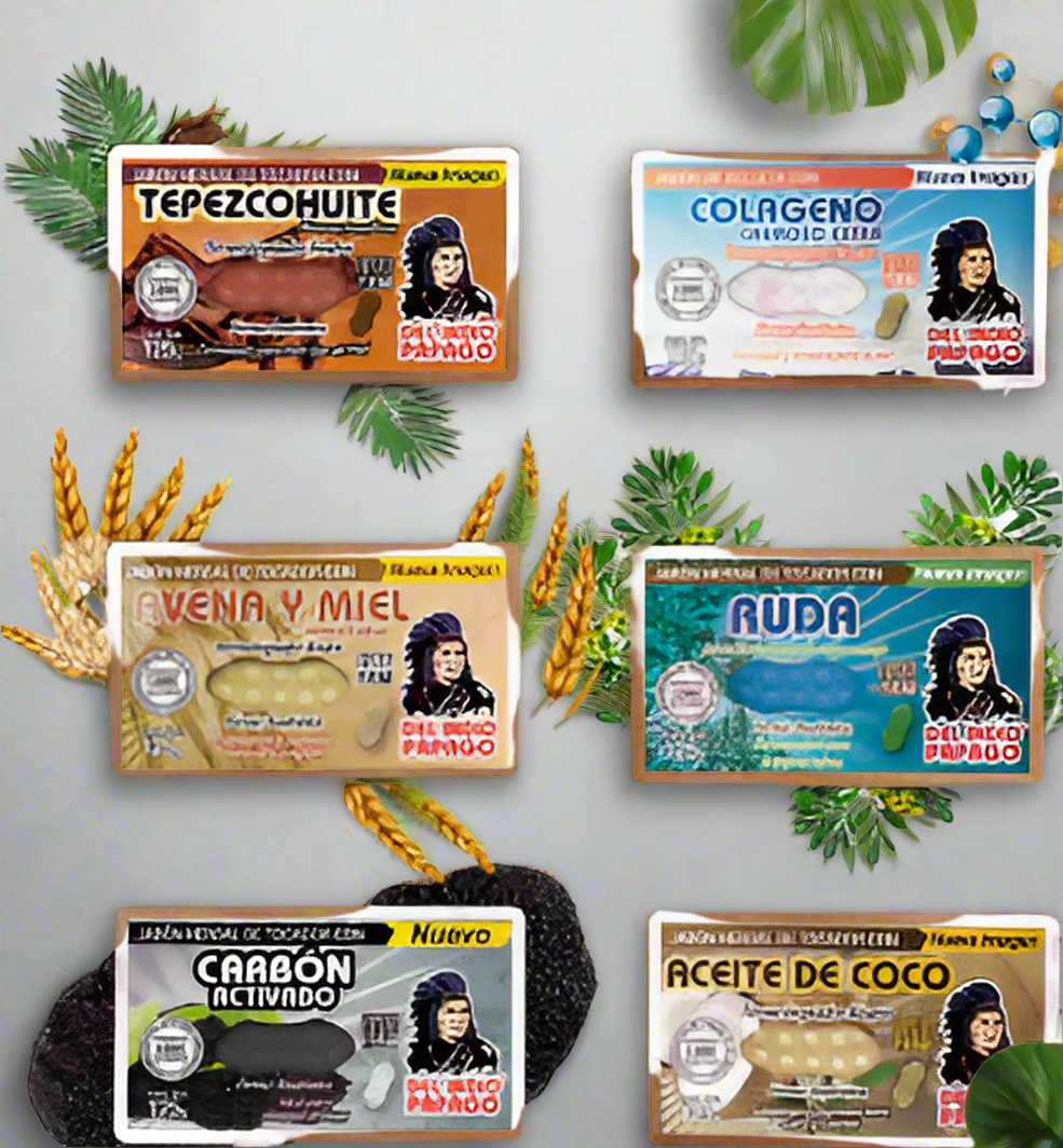 Indian Papago Herbal Soap with Coconut Oil for Gentle Cleansing/Del Indio Papago Jabon Herbal Con Bergamot para corregimiento facial