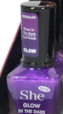 S.he Makeup Grow In the Dark Nail Polish