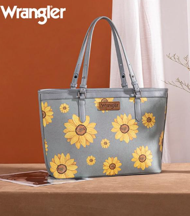 Wrangler Sunflower Print Tote Bag