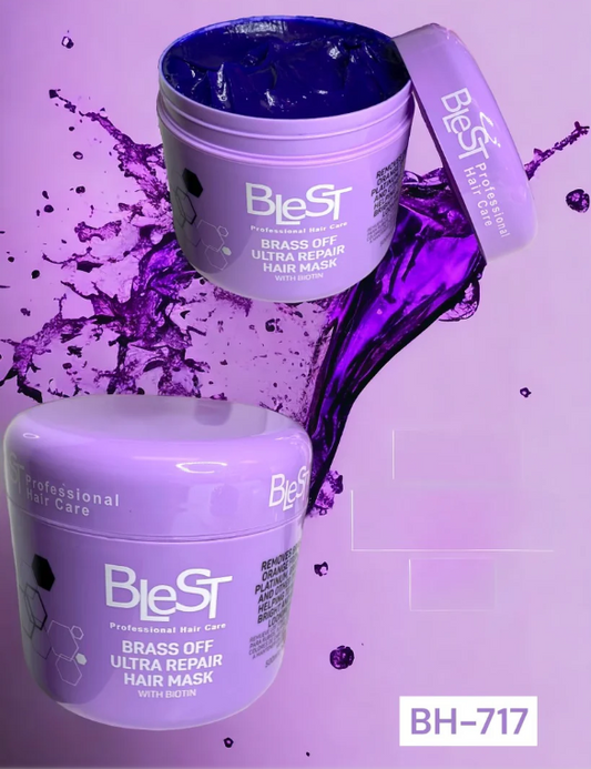BLEST Brass Off Ultra Repair Hair Mask with Biotin