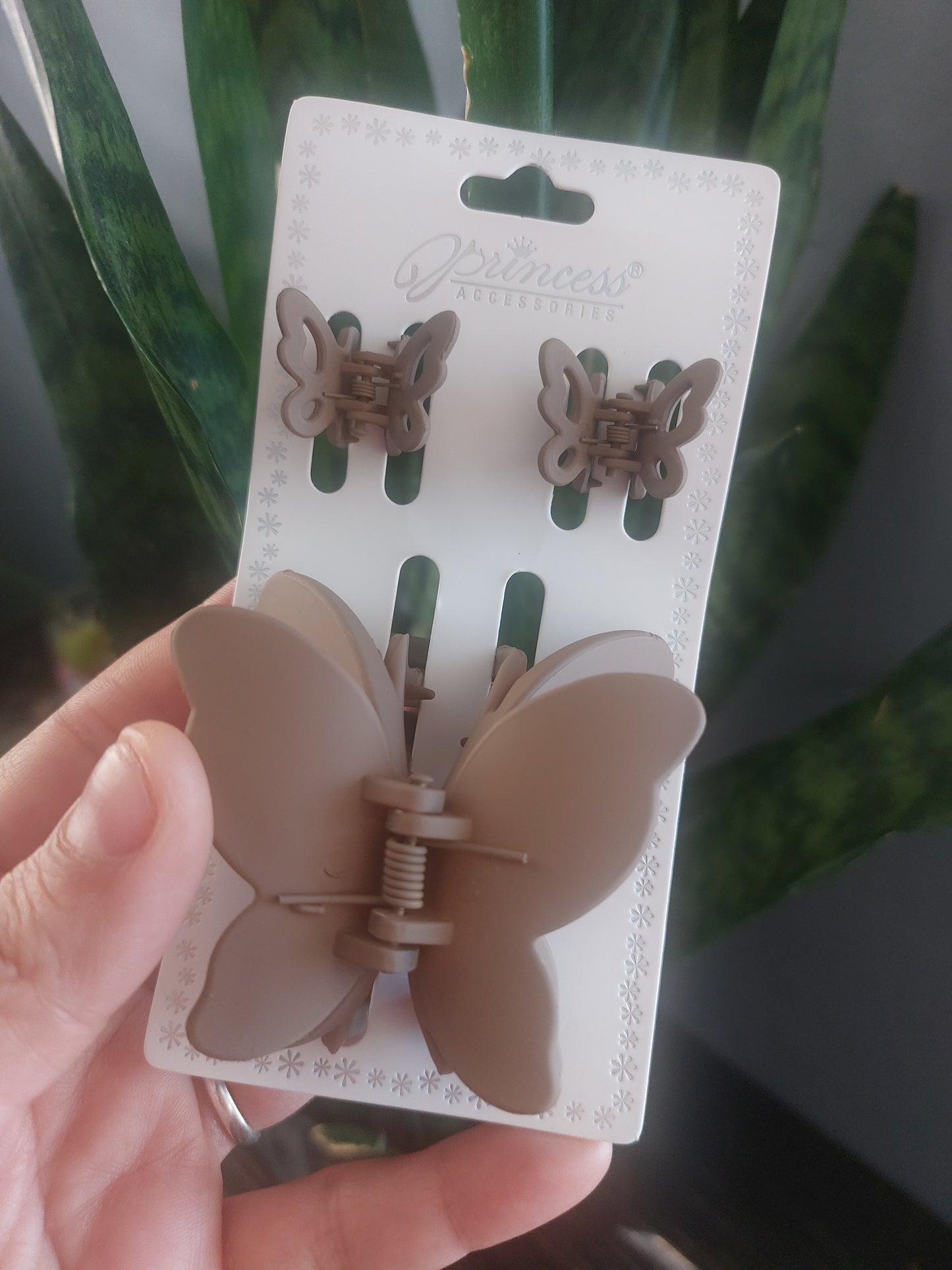Butterfly 3PC Hair Jaw Clip Set