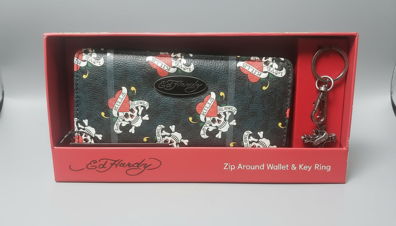 Ed Hardy wallet authentic
