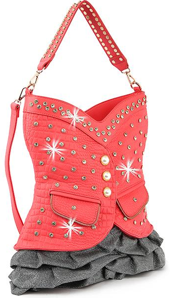 CLEARANCE Vest Design Tall Hobo Handbag