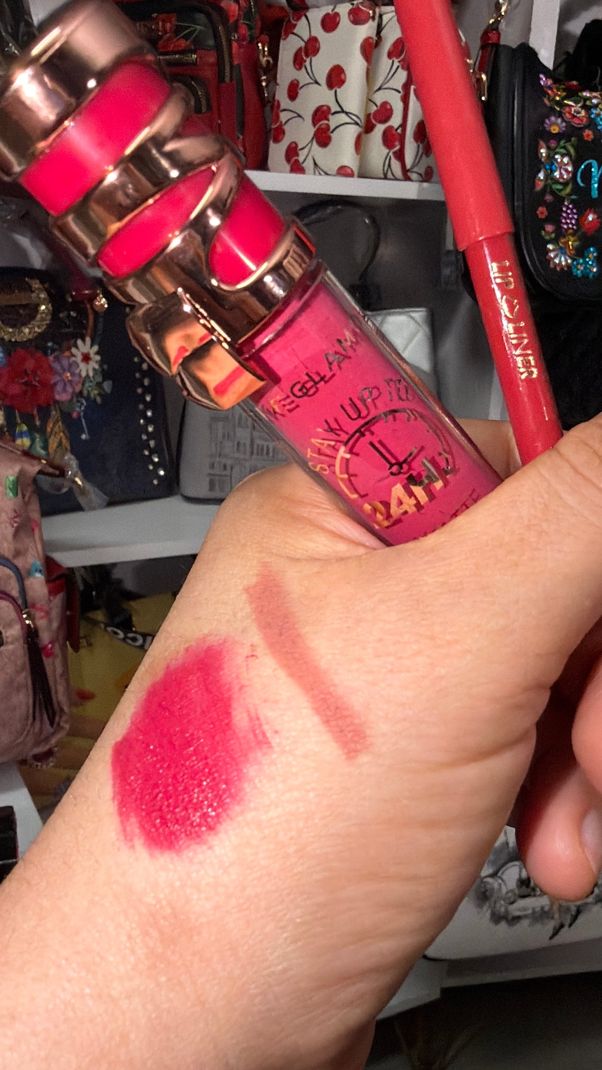 Meike Glamour lipgloss& lipliner