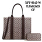 Fashion tote bag with wallet