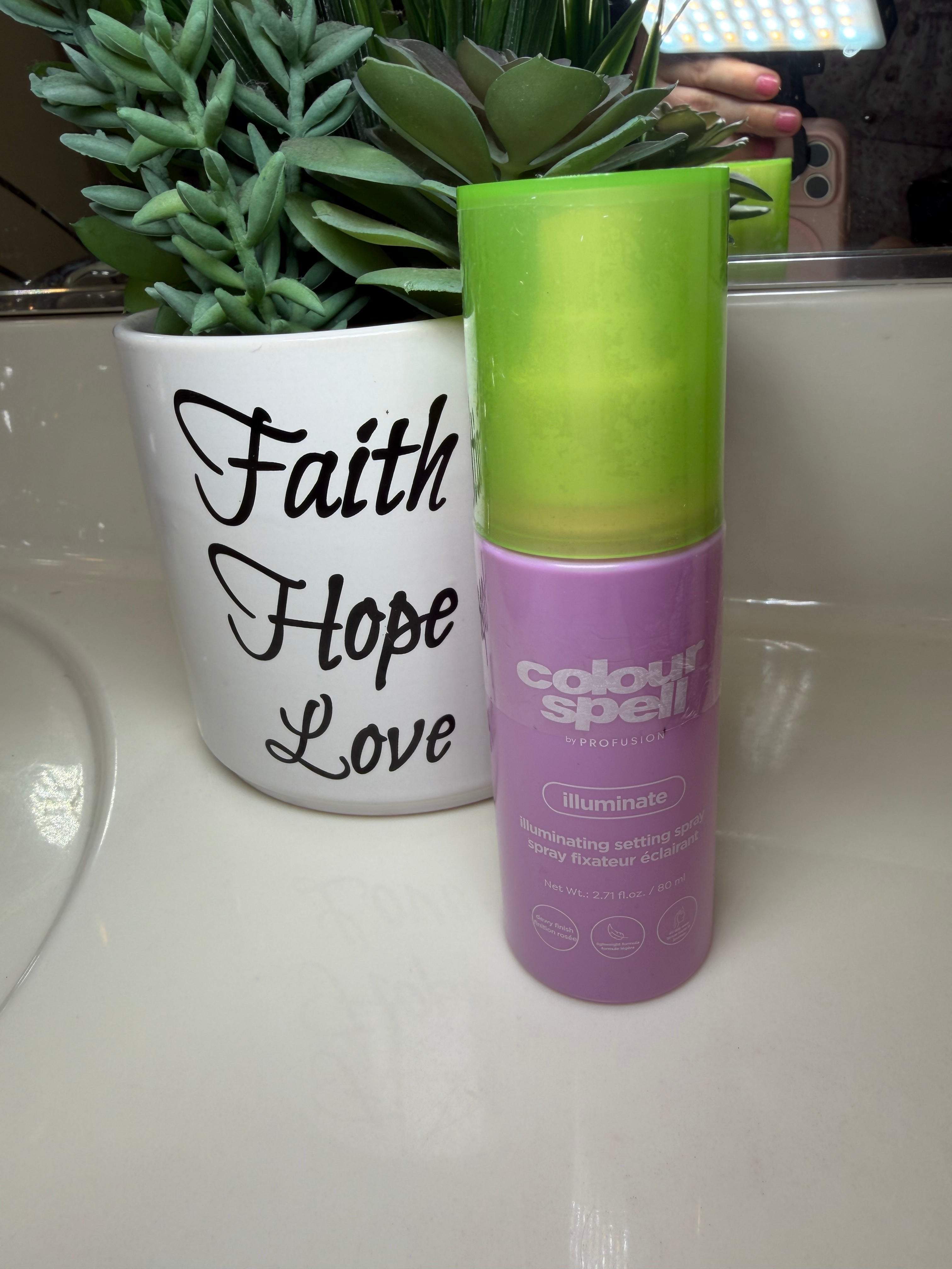 Color spell primer. & setting spray