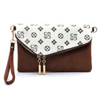 Monogrammed Envelope Clutch