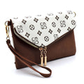 Monogrammed Envelope Clutch