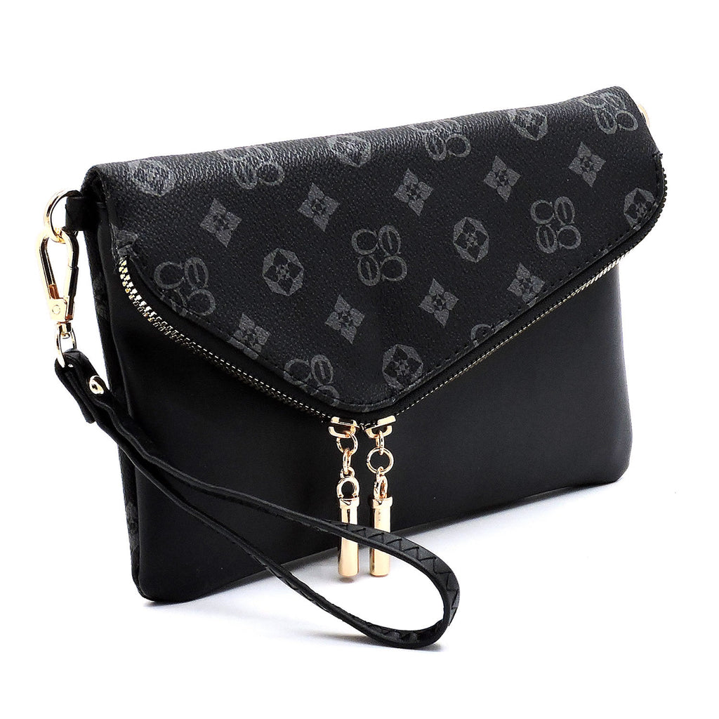 Monogrammed Envelope Clutch