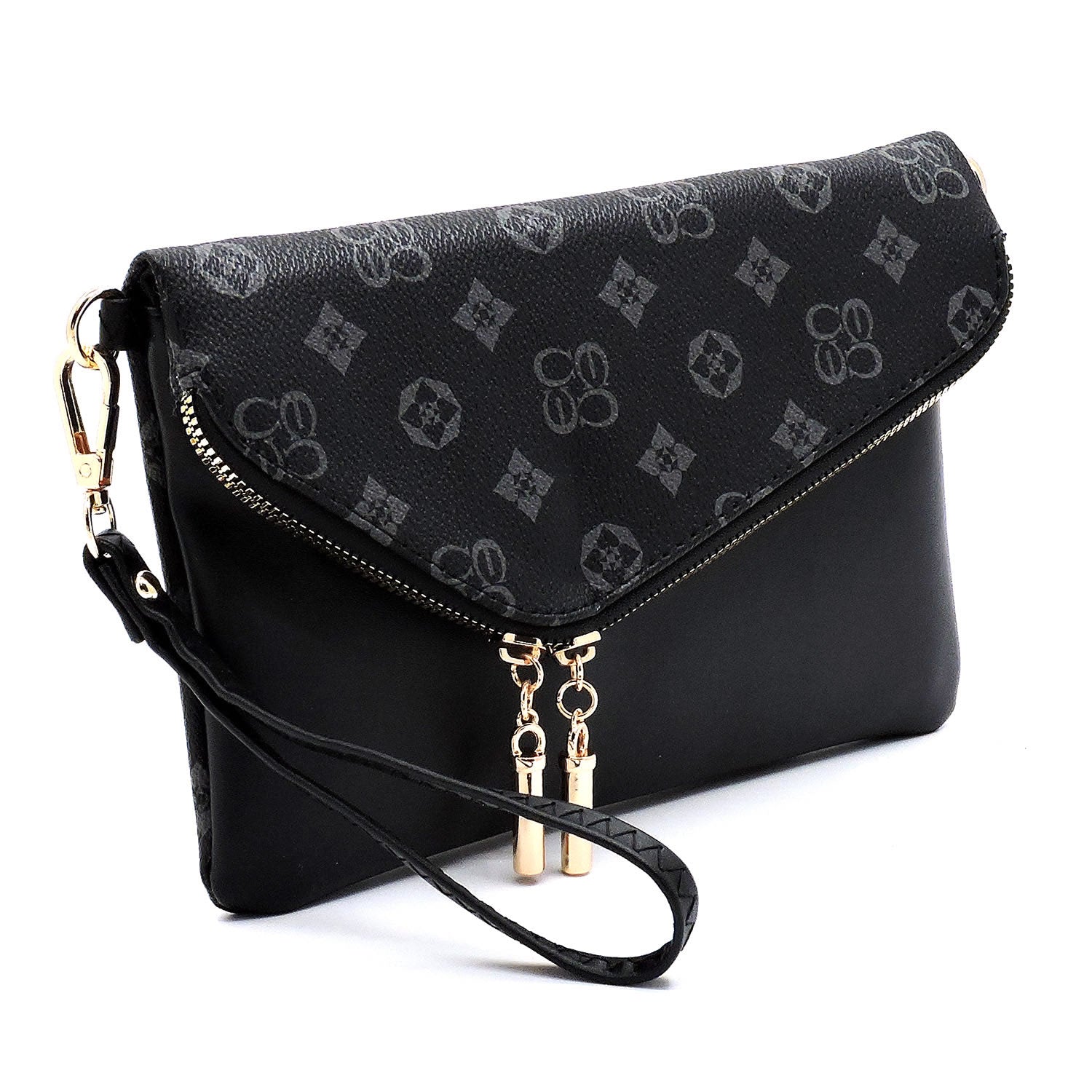 Monogrammed Envelope Clutch
