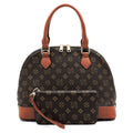 Fashion Monogrammed 2-in-1 Dome Satchel