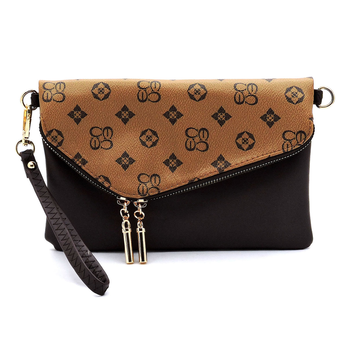 Monogrammed Envelope Clutch