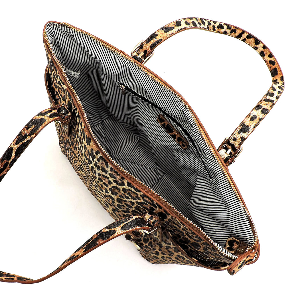 fashion 3pc Leopard tote bag