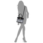 See Thru Monogram Padlock Satchel