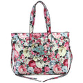 3D Flower Printed Large Shopper