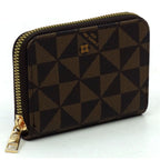 Monogrammed Accordion Card Holder Wallet