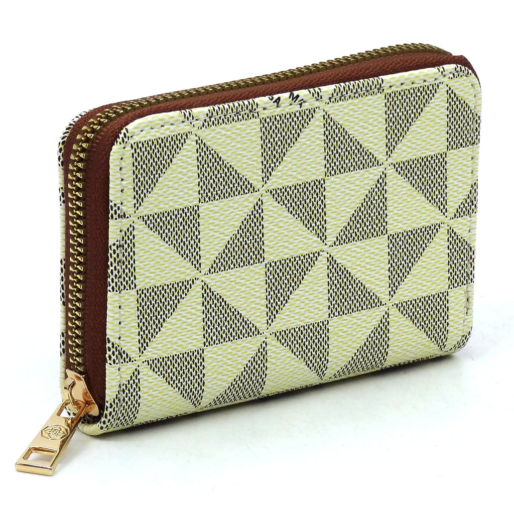 Monogrammed Accordion Card Holder Wallet