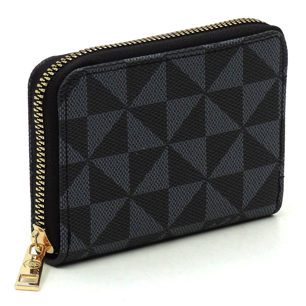 Monogrammed Accordion Card Holder Wallet