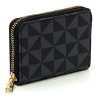 Monogrammed Accordion Card Holder Wallet