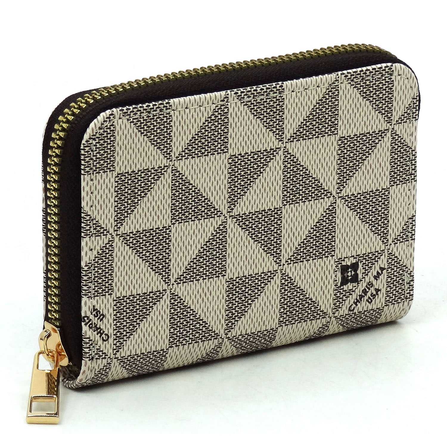 Monogrammed Accordion Card Holder Wallet