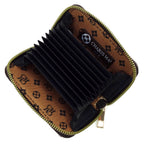 Monogrammed Accordion Card Holder Wallet